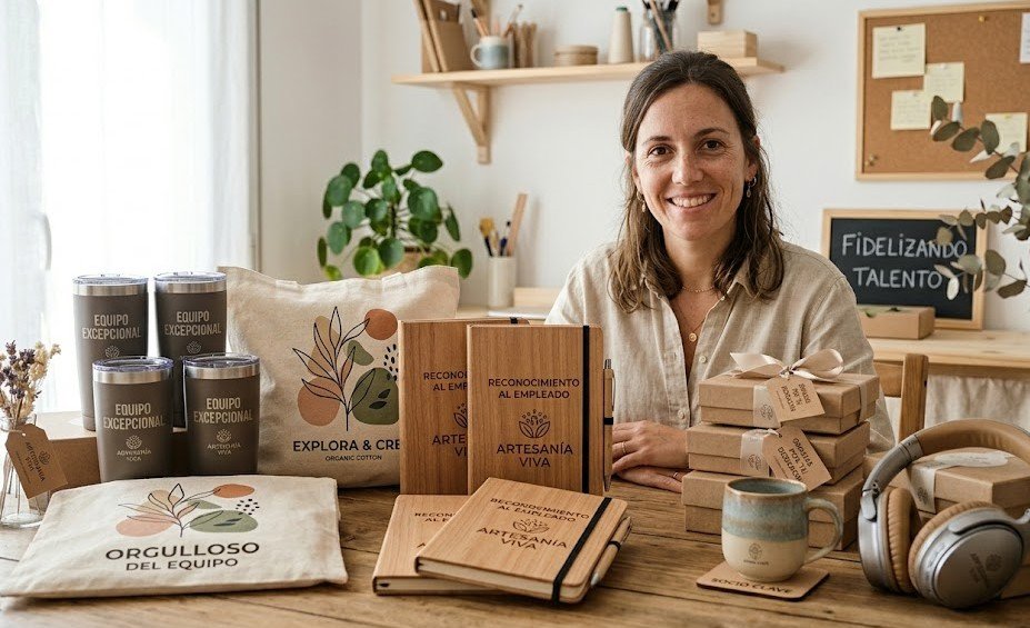 Regalos y merchandising para fidelizar empleados con éxito